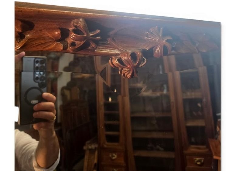 Louis Majorelle "chèvrefeuille" Mirror-photo-1