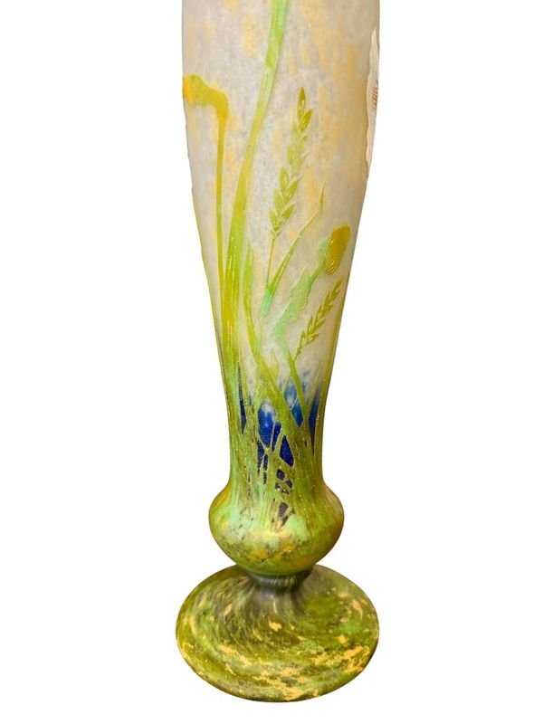 Daum Nancy Vase Art Nouveau "Narcisses"-photo-1