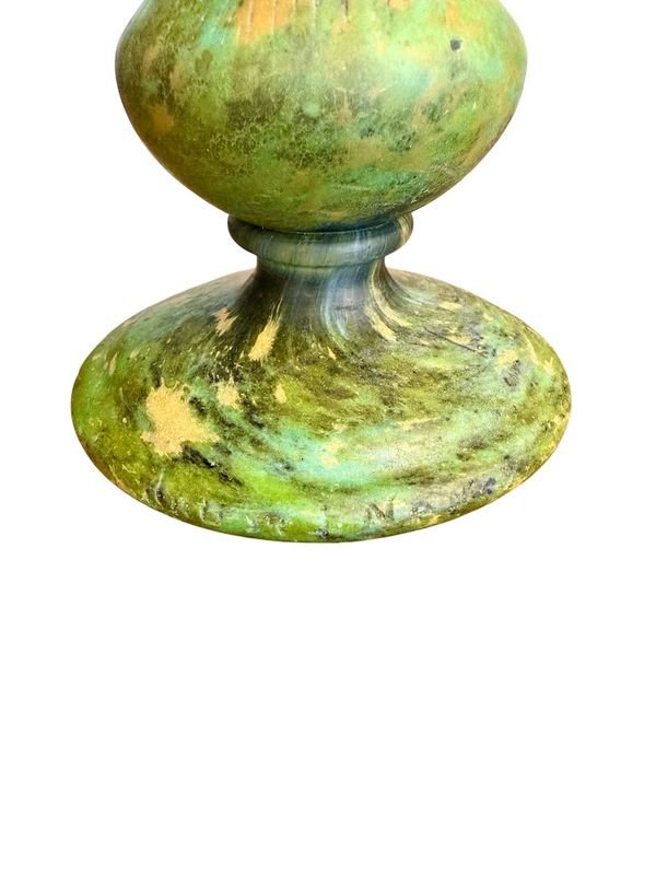Daum Nancy Vase Art Nouveau "Narcisses"-photo-3