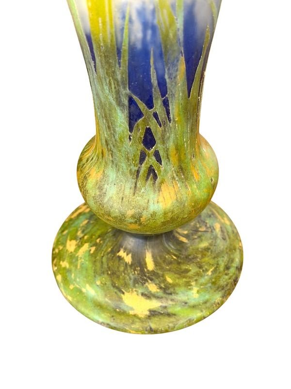 Daum Nancy Vase Art Nouveau "Narcisses"-photo-4
