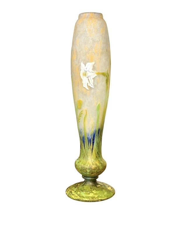 Daum Nancy Vase Art Nouveau "Narcisses"