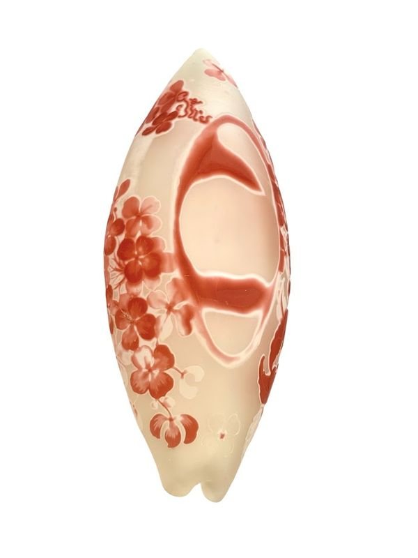 Emile Gallé Art Nouveau "hydrangea" Navette Cup-photo-1