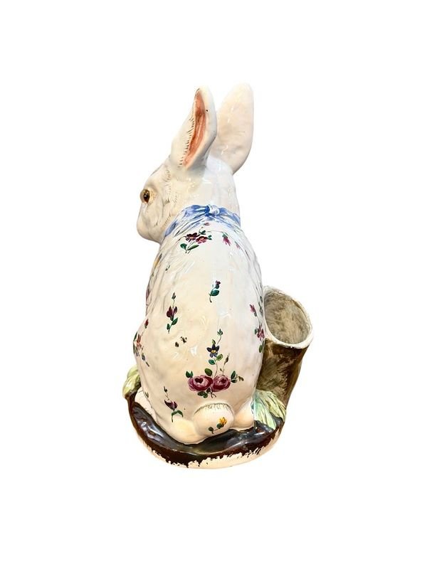 Emile Gallé Lapin Art Nouveau "Porte Bouquet"-photo-2