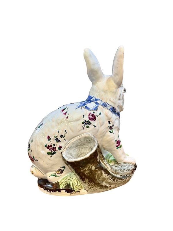 Emile Gallé Lapin Art Nouveau "Porte Bouquet"-photo-3