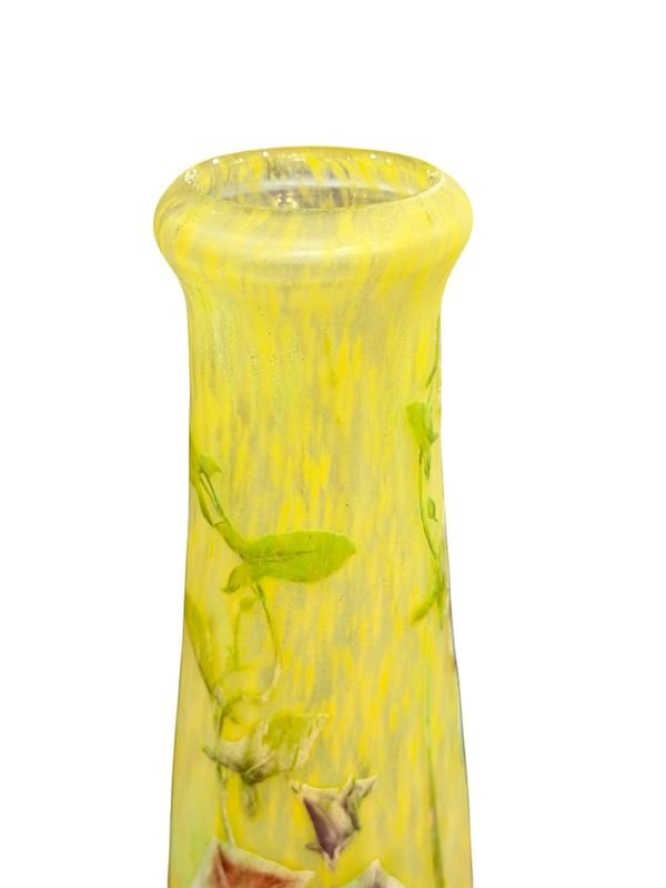 Daum Nancy Vase Art Nouveau " Aux Liserons"-photo-4