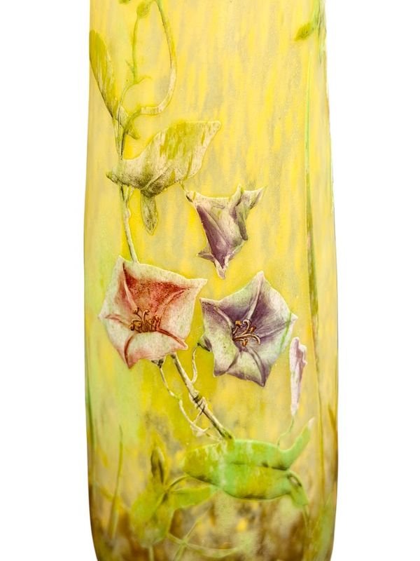 Daum Nancy Vase Art Nouveau " Aux Liserons"-photo-1