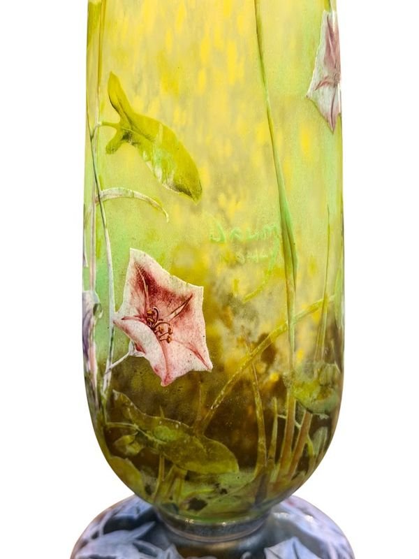 Daum Nancy Vase Art Nouveau " Aux Liserons"-photo-2