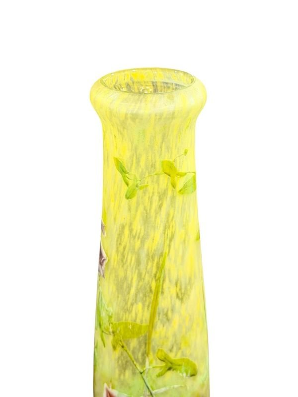 Daum Nancy Vase Art Nouveau " Aux Liserons"-photo-4