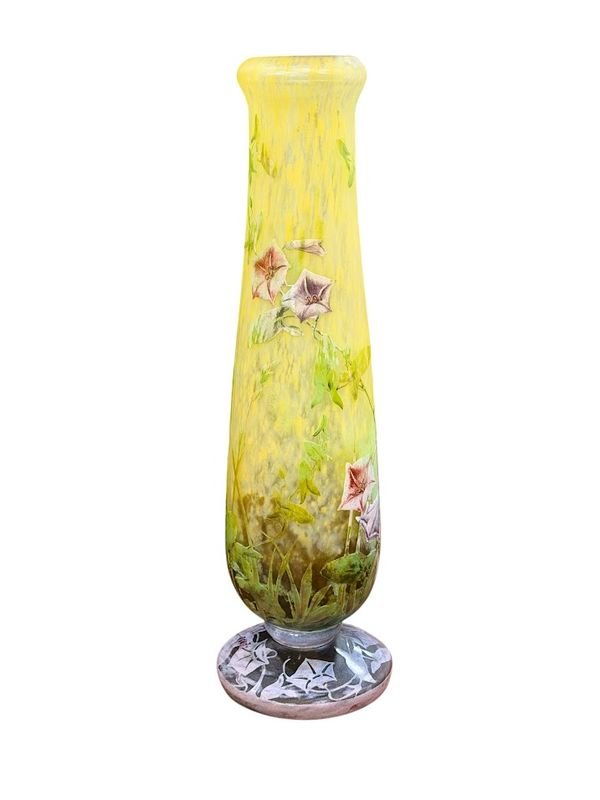 Daum Nancy Vase Art Nouveau " Aux Liserons"