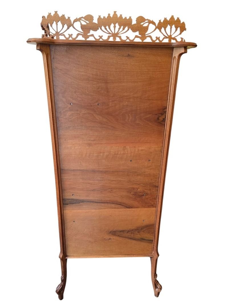 Emile Gallé Art Nouveau Display Case "la Berce Des Près"-photo-7