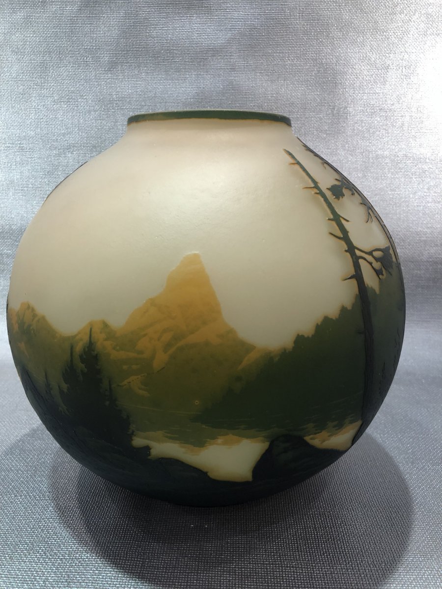 Art Nouveau Muller Vase-photo-2