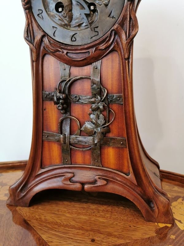 Maurice Dufrene Art Nouveau Clock-photo-2