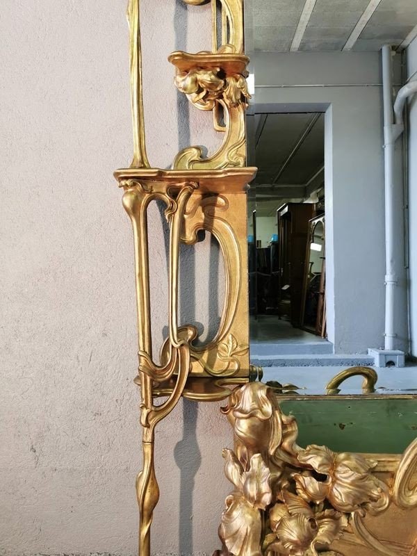 Important Art Nouveau Entrance Console-photo-1