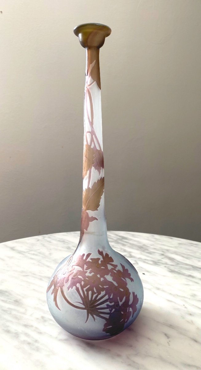 Vase Gallé Art Nouveau Aux Sureaux 