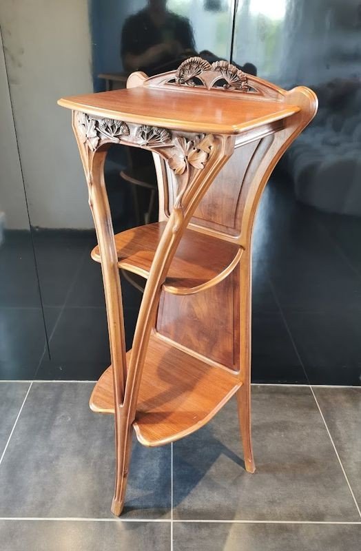 Louis Majorelle Art Nouveau Bolster "at The Ombelles"-photo-5