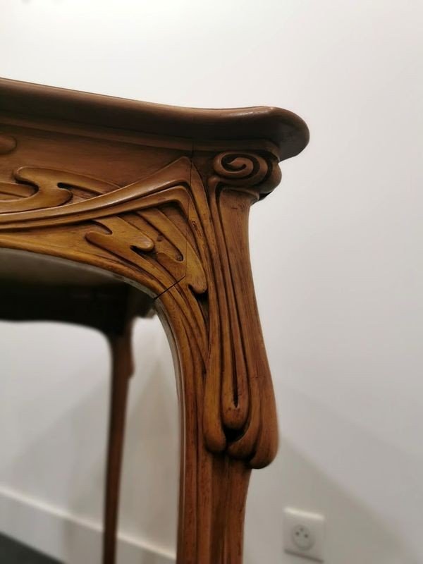 Edouard Colonna table Art Nouveau "Aux Iris"-photo-5
