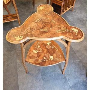 Camille Gauthier Art Nouveau “nasturtium” Pedestal Table