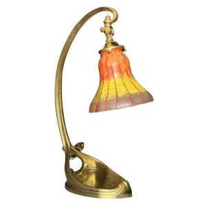 Daum Nancy Art Nouveau Desk Lamp
