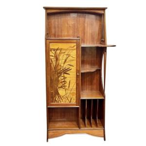 Louis Majorelle Art Nouveau Collector's Cabinet "at The Wheat Fields"