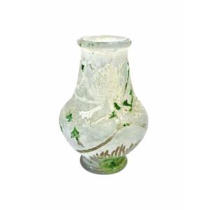 Daum Nancy Art Nouveau Vase "with Thistles"