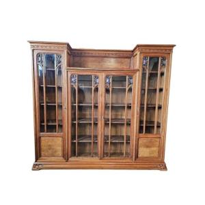 Louis Majorelle Bibliothèque Art Nouveau "Ginkgo Biloba"