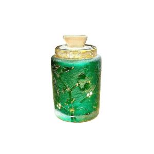 Daum Nancy Flacon Art Nouveau "Au Gui"