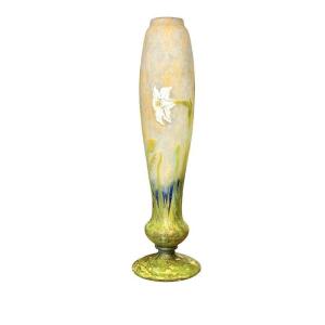 Daum Nancy Art Nouveau "narcisses" Vase