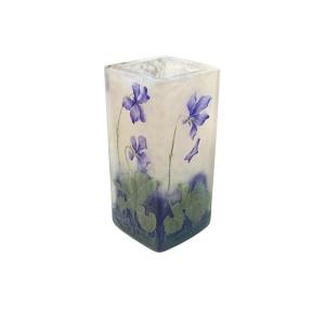 Daum Nancy Art Nouveau Vase "aux Violettes"