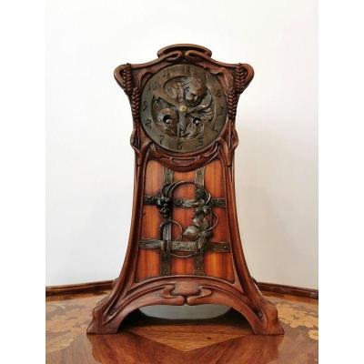 Maurice Dufrene Art Nouveau Clock