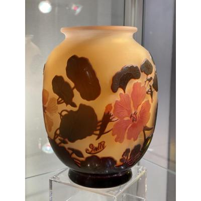 Vase Gallé aux Capucines Art Nouveau