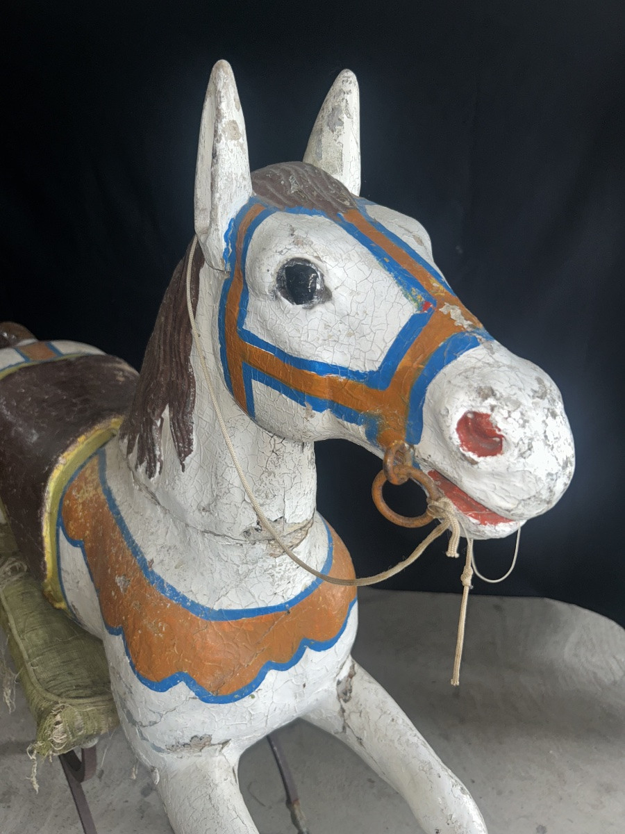 19th Century Carousel Horse-photo-3