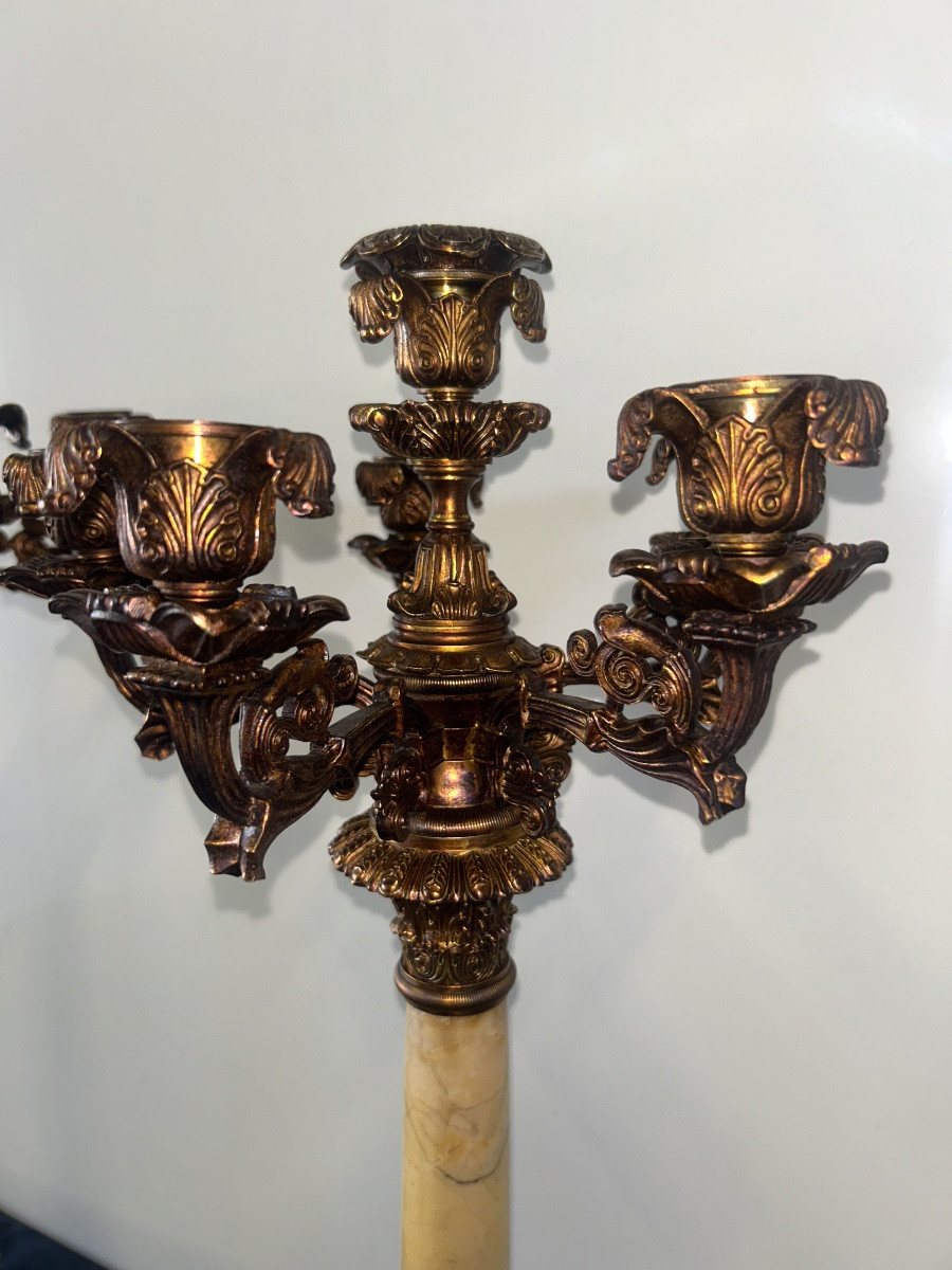 Pair Of 19th Century Candelabra-photo-1