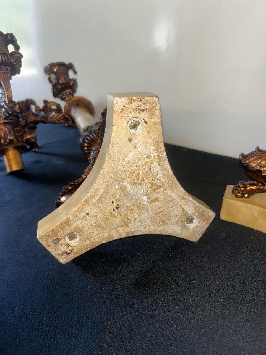 Pair Of 19th Century Candelabra-photo-3