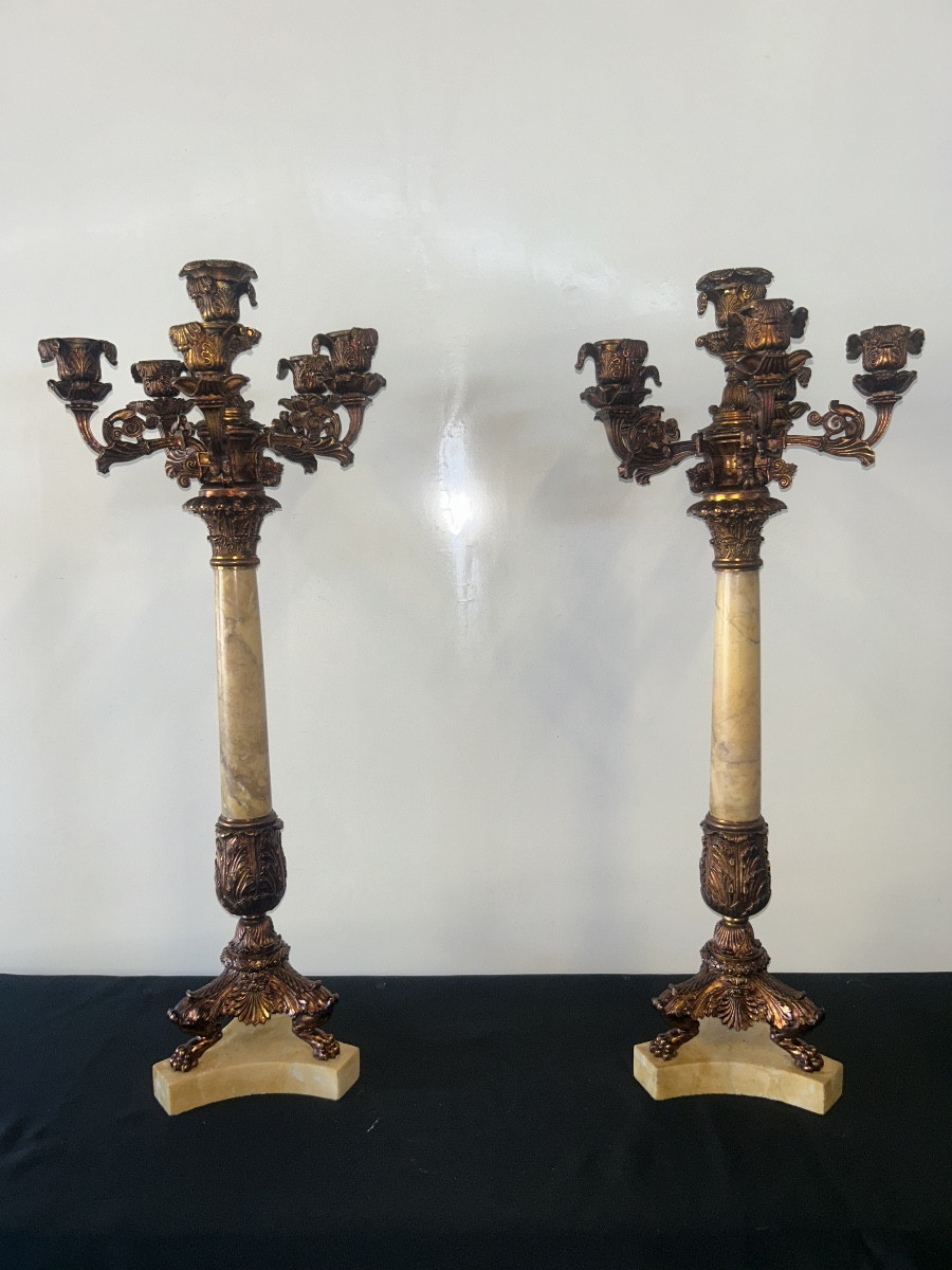 Pair Of 19th Century Candelabra