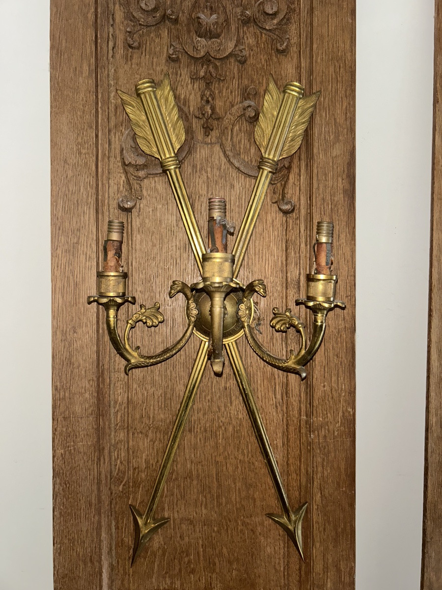 Paire d’applique en bronze-photo-2