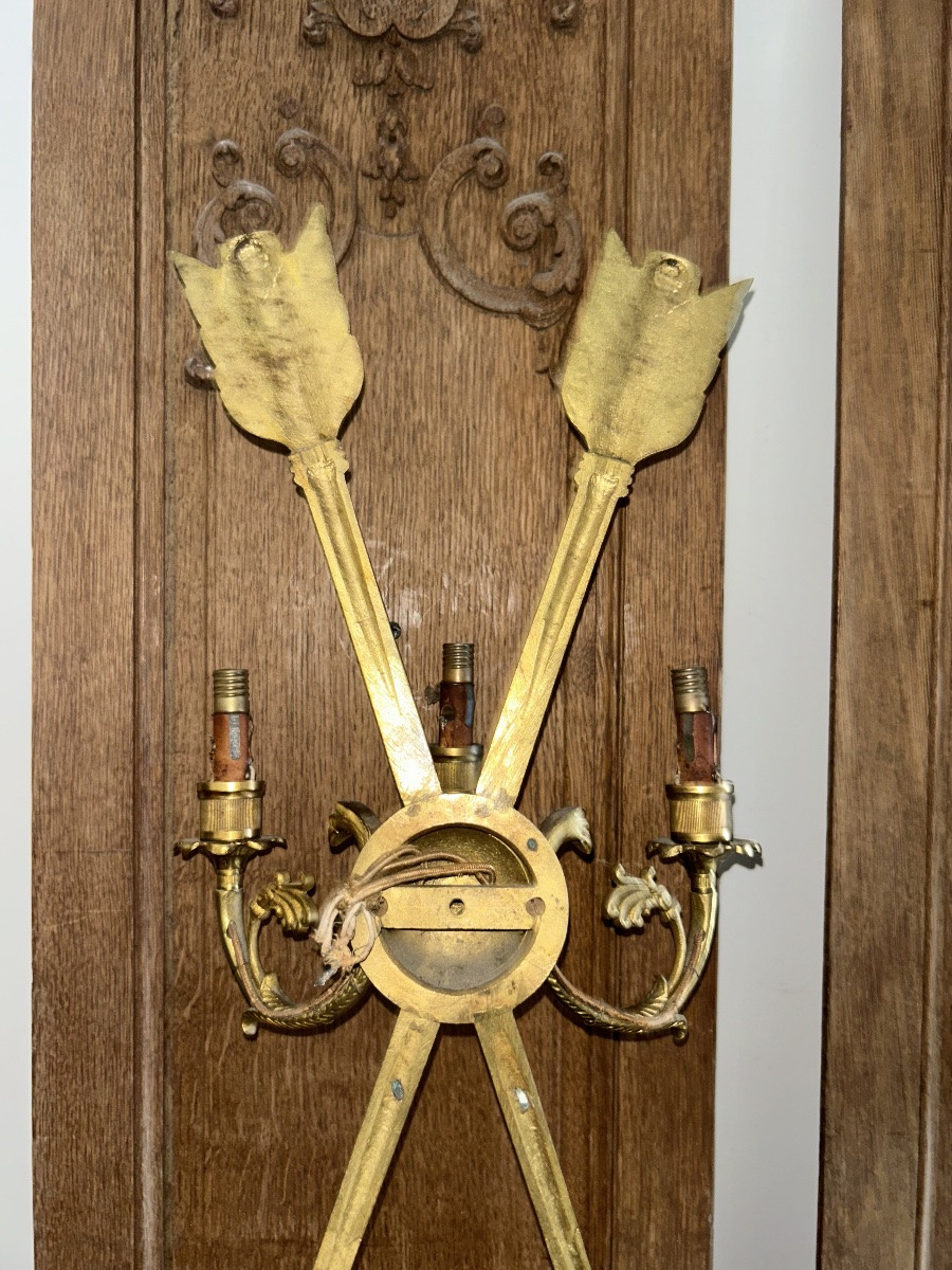 Paire d’applique en bronze-photo-4