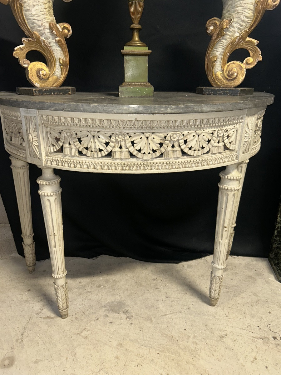 18th Century Lacquered Wood Console -photo-2