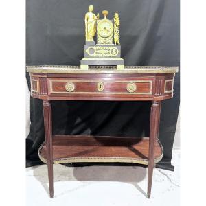 Console d’époque Louis XVI en acajou et bronze doré – XVIIIe siècle