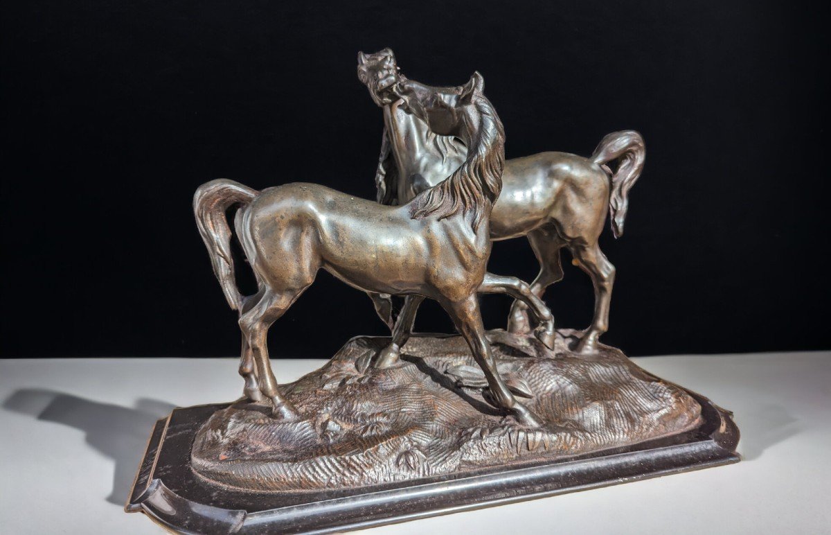 Bronze 19th Century Arab Horse Brace