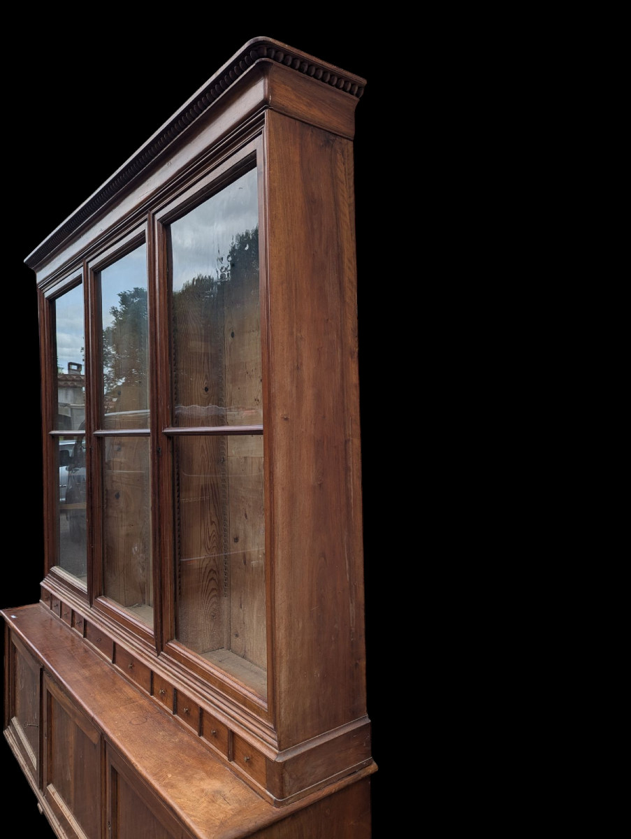 19th Century Walnut Bookcase -photo-4