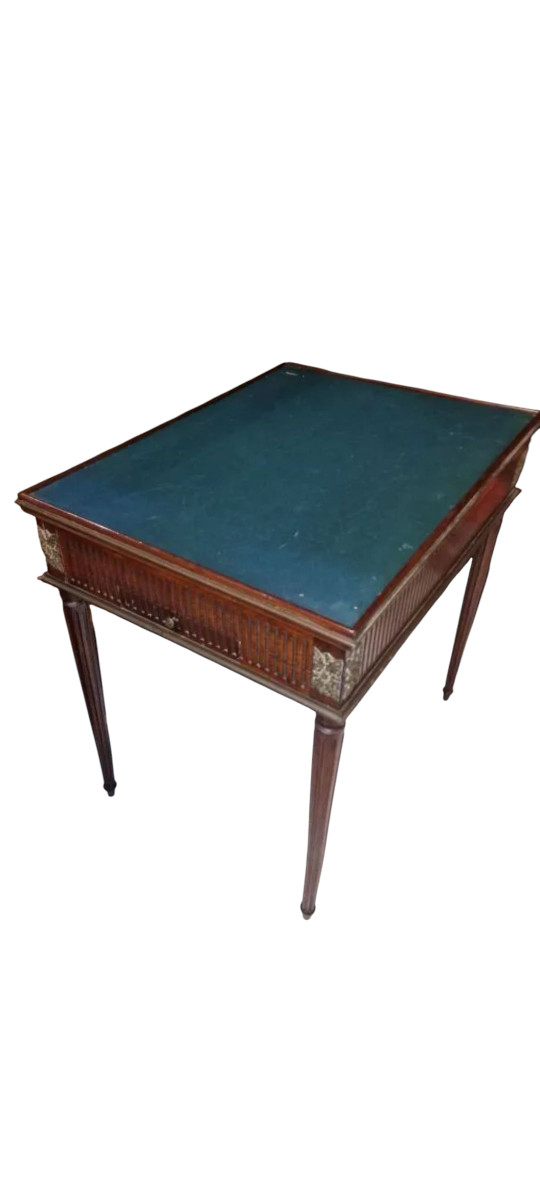 Tric-trac Table, Bordeaux Work, Louis XVI Period-photo-2