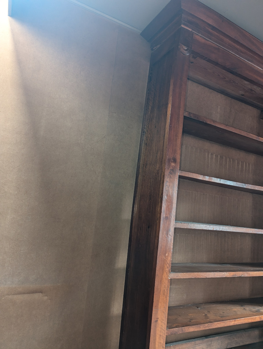 Large Directoire-era Walnut Bookcase -photo-4