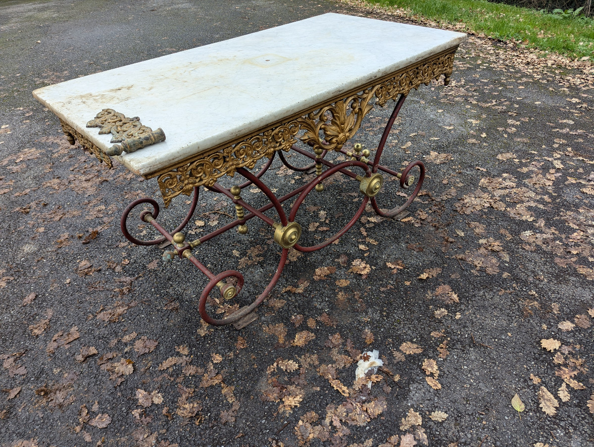 Large 19th-century Butcher's Table -photo-1