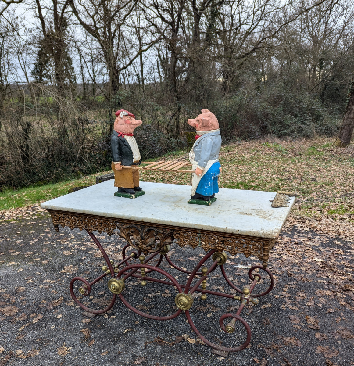 Large 19th-century Butcher's Table -photo-4