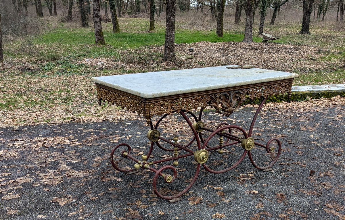 Large 19th-century Butcher's Table 