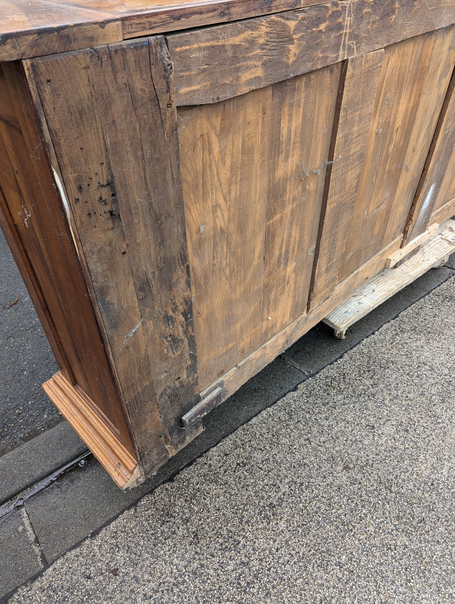 Large Apothecary Cabinet In Natural Wood -photo-2