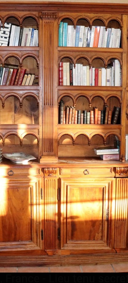 Large Apothecary Cabinet In Natural Wood -photo-4