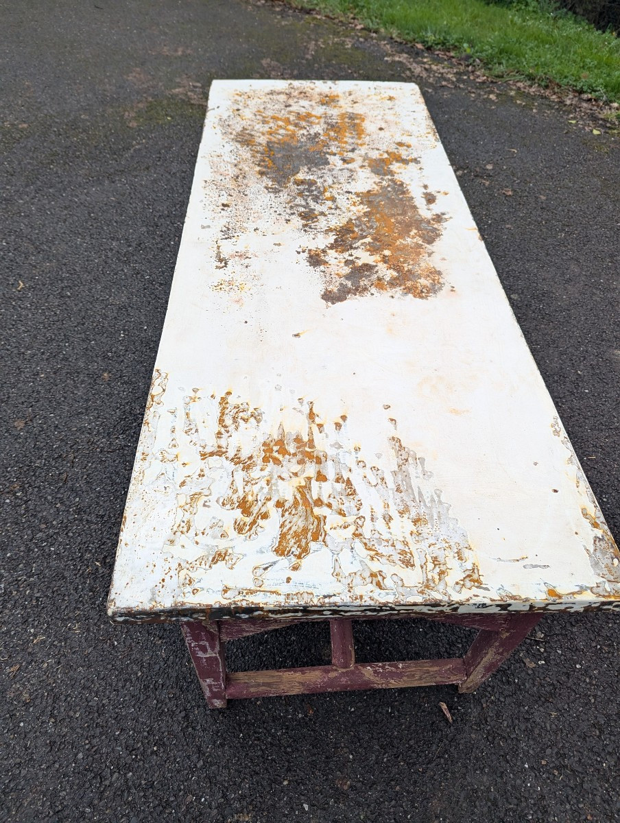 Large Industrial Coffee Table-photo-3