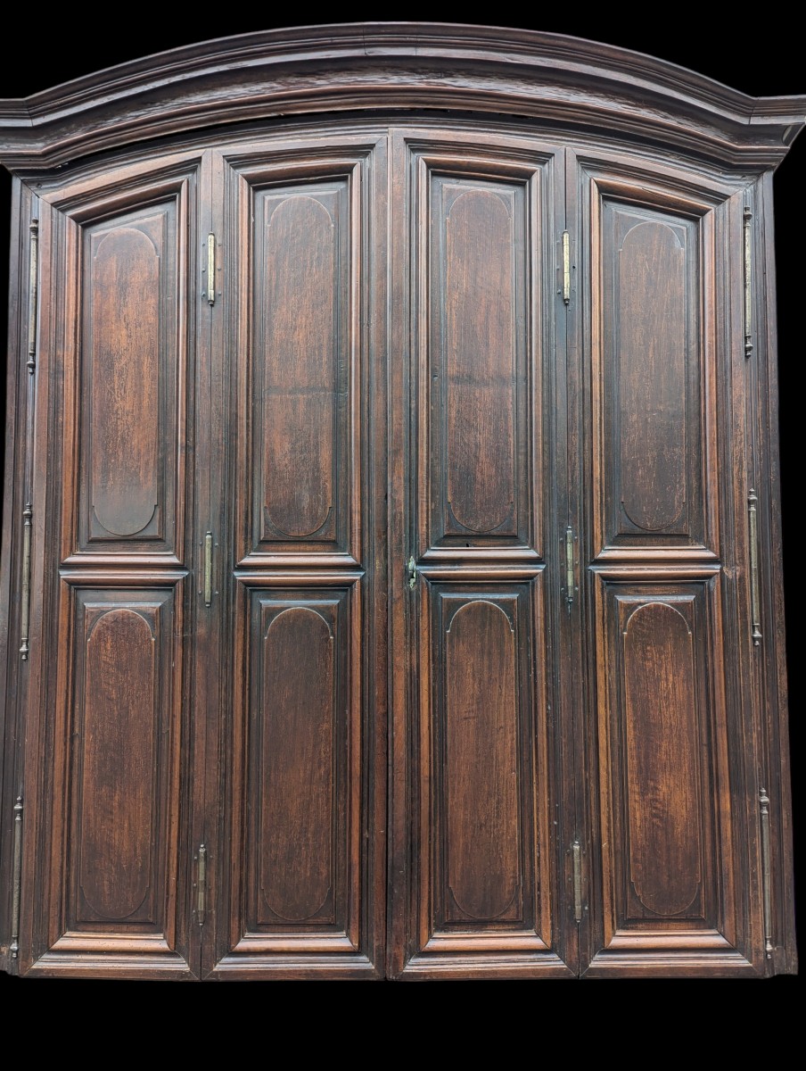 Important buffet double corps  – Portes à double évolution – Époque XVIIe siècle-photo-2