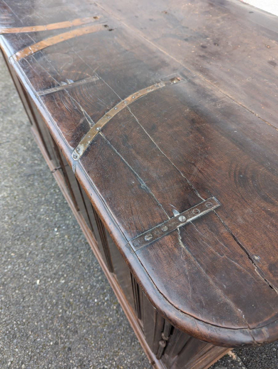 Important buffet double corps  – Portes à double évolution – Époque XVIIe siècle-photo-7